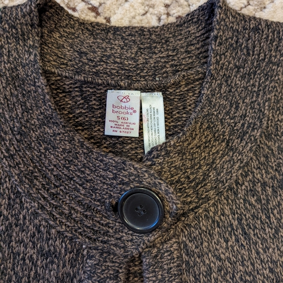 Bobbie Brooks Brown Sweater sz Small - Picture 2 of 3